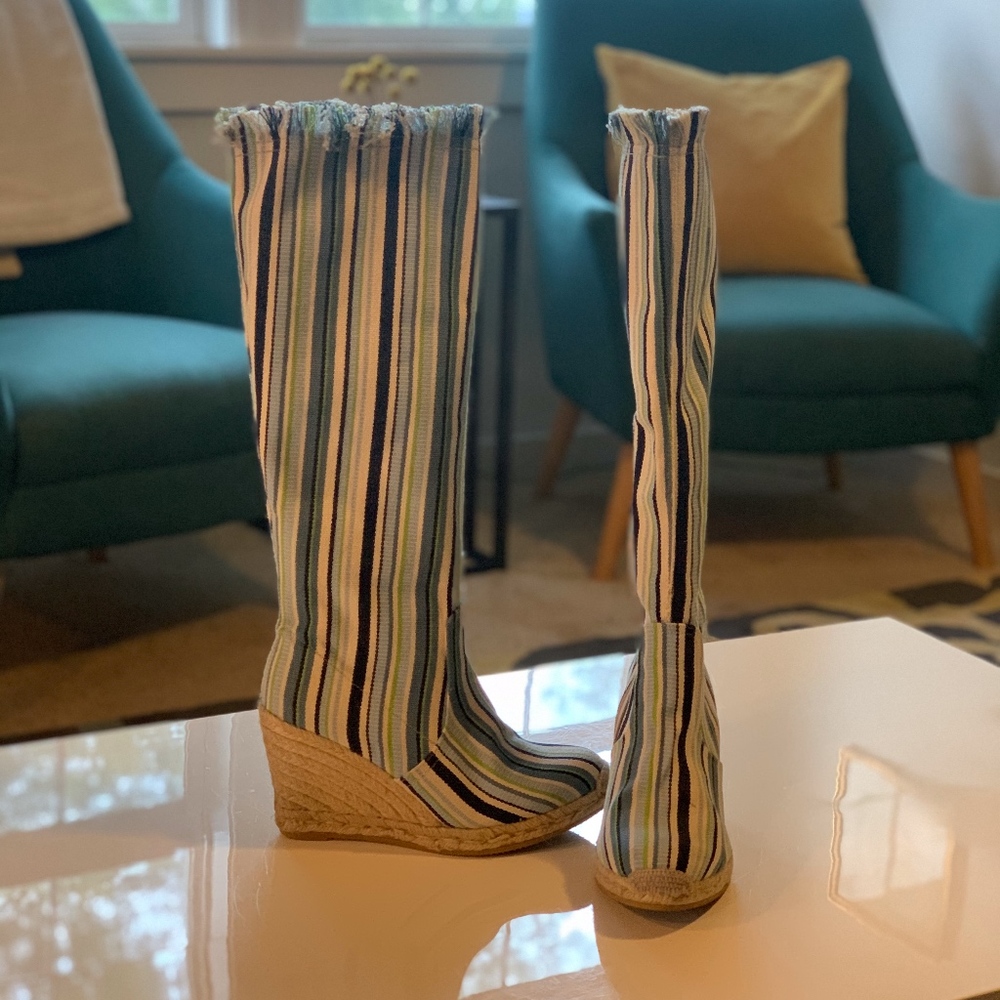 Bettye Muller Wedge Espadrille Boots